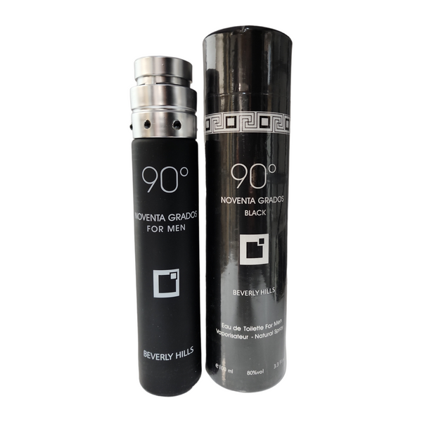 90 Grados For Men BLACK  Men's Spray Cologne 3.3 oz/100 ml